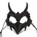 【HUT】 Halloween Masks Japanese Writer Cos Animal Horror Anime Props Mask Dragon God Tiger Dress Up Mask Holiday Decoration. 