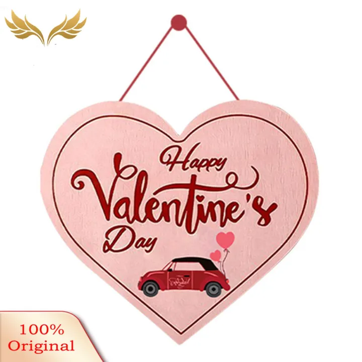 SuperRide%20Valentine%20Day%20Door%20Decoration%20Valentine's%20Day%20Door%20Sign%20Romantic%20Front%20Door%20Hanging%20Ornament%20with%20Red%20Heart%20Pattern%20Happy%20Valentine's%20Day%20Letter%20Printed%20Wall%20Wreath%20Decor%2014%20February%20Decoration%20Love%20-%20Image%203