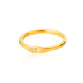 【Aingo】Simple Number Ring Men and Women Stainless Steel Ring 111 999 Angel Number Ring. 