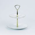 Dankotuwa Gold Line 2 Tier Cake Stand. 