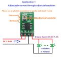 DC 3.3V 3.7V 5V LED Driver 30-1500MA Constant Current Adjustable PWM Control Board for USB 18650 Li-Ion. 