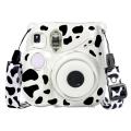 New Camera Case For Instax Mini 7 Photo Bag Transparent Storage Crystal Strap Rope Sticker Three-Piece Set. 