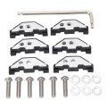 Hard Top Retainer Nut Reliable Vibration Reduction Quiet Operation Durable Hard Top Hardware Kit with Clip for Wrangler JK JKU. 