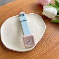 Soft Tape Small Square Watch for Men and Women 2025 Sports Party Pointer Style Fashion Jelly. 