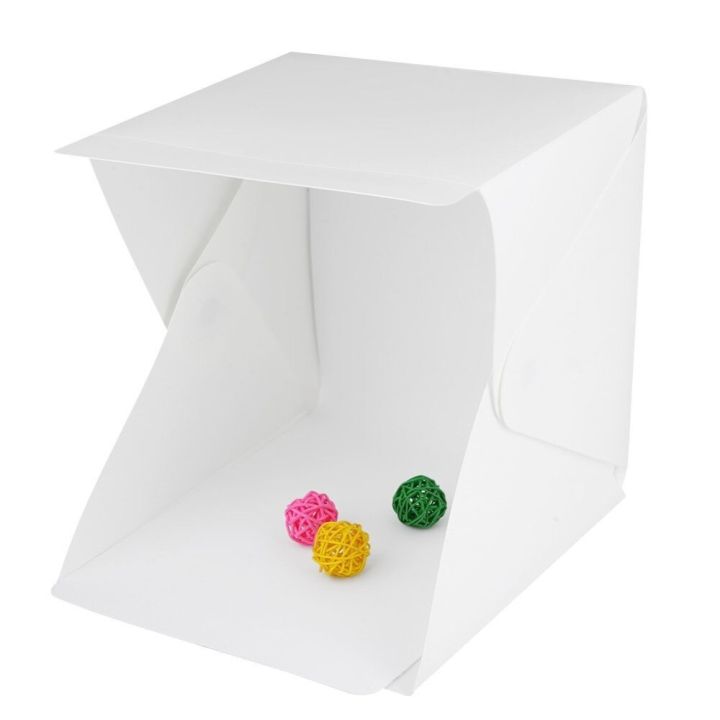 PULUZ Mini Folding Lightbox Photography Photo Studio 1 Panel LED Light Soft Box with 6 Colors Backdrops