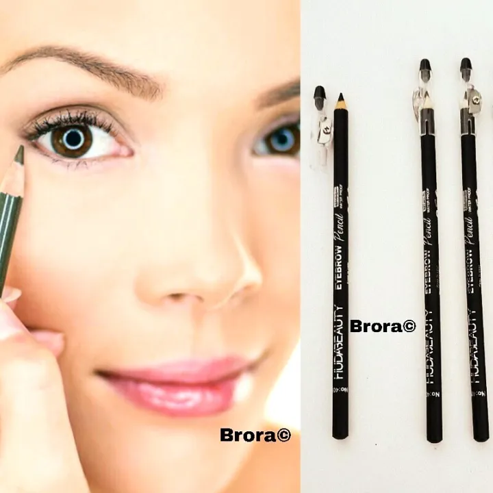Eyeliner%20Lip%20liner%20Eyebrow%20Pencil%20With%20Sharpener%20Set%20Of%202%20Black%20&%20Brown%20-%20Image%204