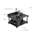 Multi-Functional Table Saw Mini Desktop Saw Cutter Electric Cutting Machine with Saw Blade Adjustable-Speed 35MM Cutting Depth for Wood Plastic Acrylic Cutting. 