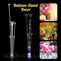 70cm 7-Tubes LED Balloons Stand Column Confetti Balloon Holder Birthday Wedding Party Decoration Supplies. 