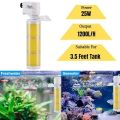 RS-166F Aquarium power filter Internal Filter Submersible Filter 1200lh Submersible Filter 1200lh Fish Tank Filter 25W. 