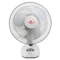 Bright AC/DC Rechargeable Table Fan - 12" BR-92RC. 