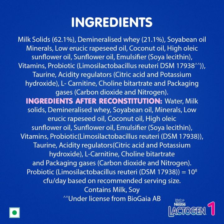 Lactogen%20Nestle%201%20Infant%20Formula%20Powder%20-%20Upto%206%20Months,%20Stage%201,%20400G%20Bag-In-Box%20Pack%20(FROM%20INDIA)%20SAB%20-%20Image%204