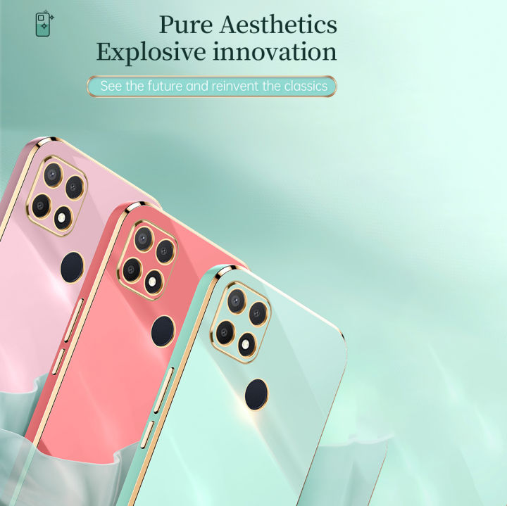 Luxury%206D%20Plating%20Soft%20Casing%20Silicone%20Square%20Frame%20Phone%20Case%20For%20OPPO%20A15%20/%20A15s%20Phone%20Case%20Shiny%20Bling%20Back%20Cover%20Coque%20-%20Image%206