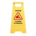 Cleaning Progress Sign Board | Cleaning Sign Board | Cleaning In Progress | Cleaning Caution Board | Caution Standing Board | Caution Board Cleaning Progress | Caution Sign Board - Stand Type. 