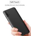 Samsung S8  Case Matte Soft Silicone Back Cover - Black. 