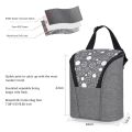 Insulated Bottle Bag Large Capacity Portable Breast Milk Cooler Bag Reusable Baby Bottle Tote Bag For Up To 2 Large 9 Oz Bottles. 