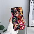 Demon-Slayer Tanjiro Anime Phone Case for iPhone 11 15 Pro Max Case 14 Plus 13 Pro 12 11 X XR 7 8 SE Soft Cover Kimetsu No Yaiba. 