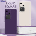 Square Liquid Silicone Phone Case for VIVO S18 Pro S18E 5G Global Version 360 Shockproof Back Cover VIVOS18 S18Pro S 18 E Fundas. 