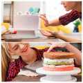 Cake Decorating Turning Table Plastic Cake Plate Turntable Rotating Anti-skid Round Cake Stand Cake Decorating Rotary Table Kitchen DIY Pan Baking Tool Cake Icing Turntable Rotating Stand -Multi Colour Cake Icing Turntable Rotating Stand - Multi Colour H. 