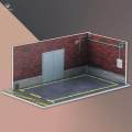 1/32 Parking Lot Model Car Diecast Garage Underground Garage for Collection. 