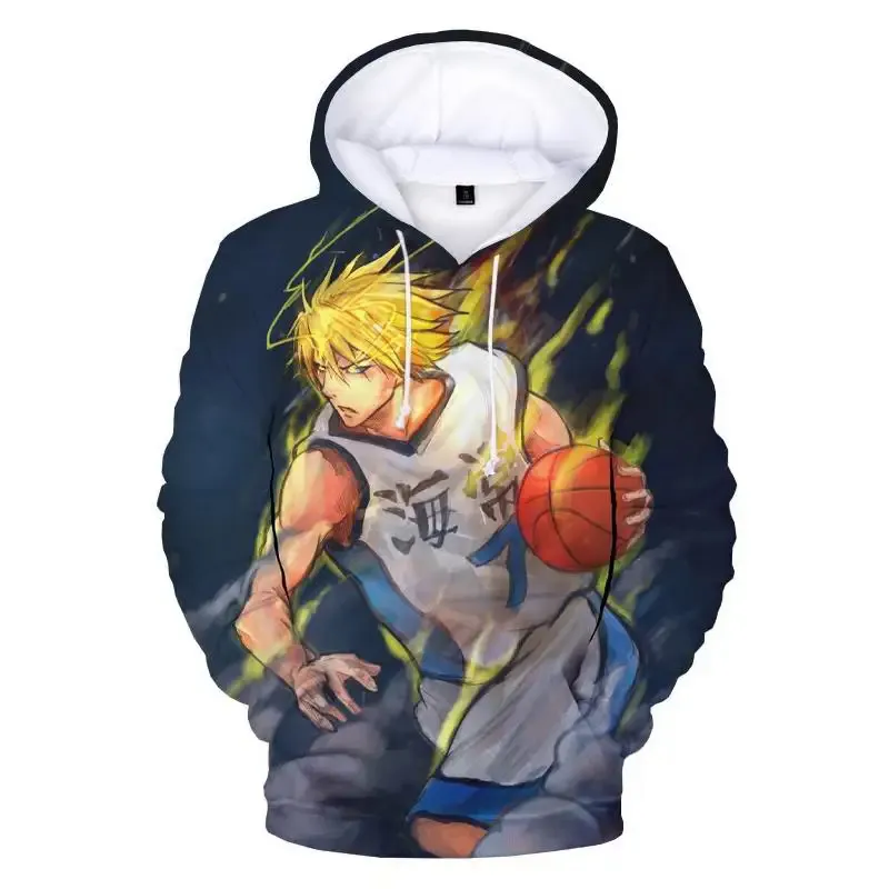 Hoodies Kuroko's basket ball 3D print hooded sweatshirt Boys Girls