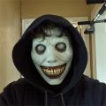 Ball Mastic Most Evil Horror Cosplay Demon Mask Horror Halloween Mask Smiling Demon White Eyes Scary Mask Cosplay Scary. 