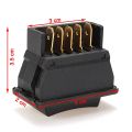 Universal DPDT 5 Pins Plastic 12V 20A Auto Car Power Window Control Switch Black. 