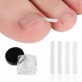 50Pcs/box New Brace Pedicure Tool Ingrown Toenail Correction Tool Filling Pad Nail Picker Elastic Patch Sticker Plastic Ingrown Toe Nail Treatment Straightening Clip. 