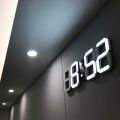 wall clock 3D LEDs Digital Clock for Bedroom Wall Decoration Glowing Night Mode Adjustable Electronic Watch Clock Clocks Home Decor Garden. 