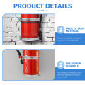 【ZIME】2pcs/1pc Fire Extinguishers Holder Heavy Duty Iron Fire Extinguishers Hanger Wall Brackets 2kg（no screws）. 
