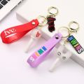 Kpop Newjean Light Stick Pendant Keychain IVE New Jeans MINJI HANNI DANIELLE HAERIN HYEIN Lightstick Silica Gel Keyrings gift. 