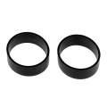 2x2 Pieces Tech Scuba Diving Backplate Harness Webbing Keeper Rubber Loop. 