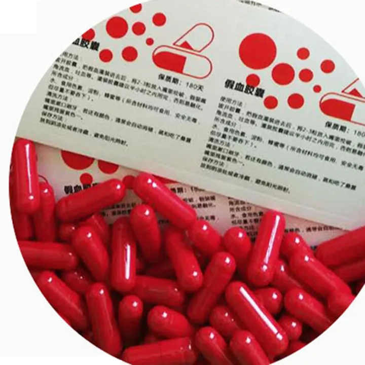 6Pcs%20Fake%20Blood%20Pill%20Halloween%20Realistic%20Stunt%20Toy%20Vomit%20Blood%20Capsule%20-%20Image%204