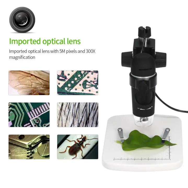 KOGEEK%20300X%20Magnification%205M%20Pixels%20USB%20Digital%20Microscope%20with%20Stand%20Magnifier%20with%208-LED%20Light%20-%20Image%206