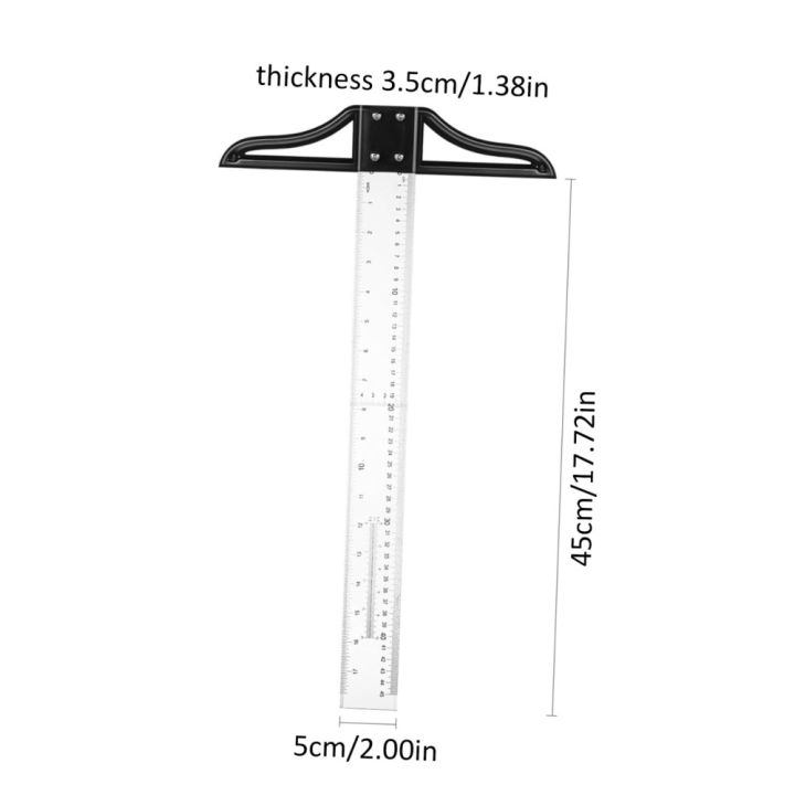 New%20Multi-Sized%20T-Square%20Ruler%20Acrylic%20Detachable%20T-Ruler%20Multi-function%20Technical%20Drawing%20Measuring%20Ruler%20-%20Image%202