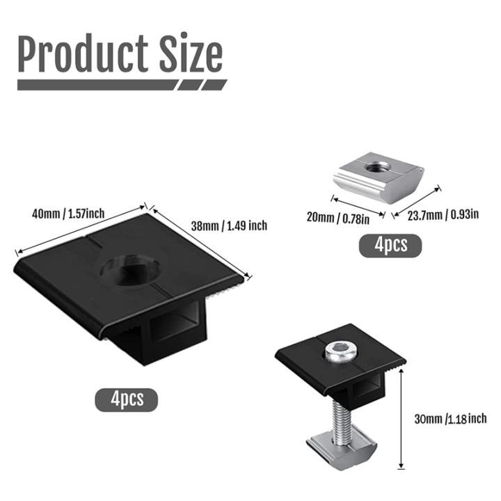 8Pcs%20Centre%20Clamp%2030mm%20Black%20T-Shaped%20Centre%20Clamp%20for%20Solar%20Panel%20-%20Image%207