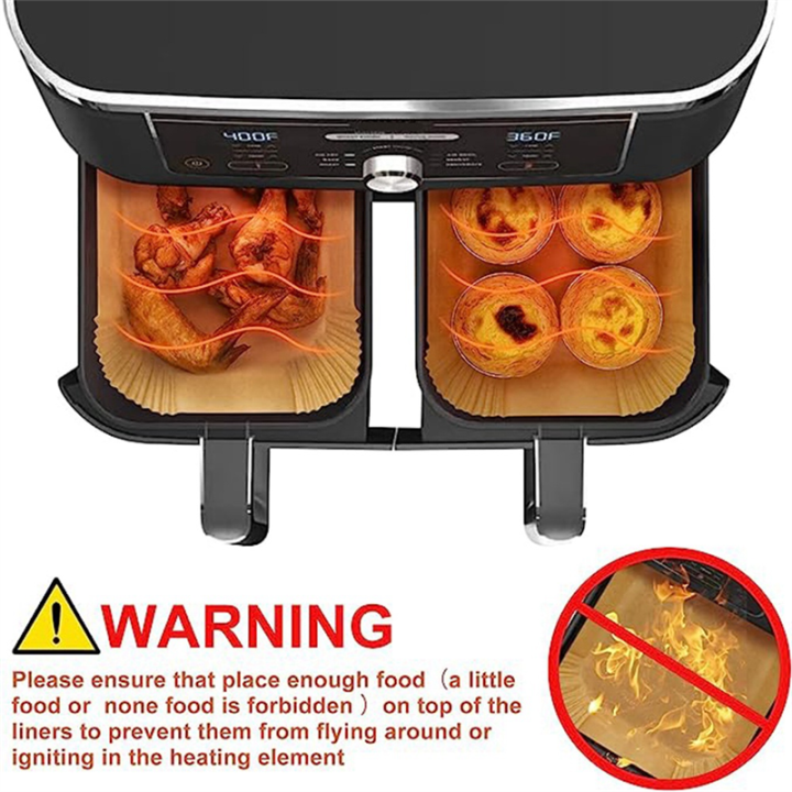 100PCS%20Air%20Fryer%20Liners%20Rectangle,%20Air%20Fryer%20Liners%20for%20Ninja%20DZ201%20DZ401,%20Air%20Fryer%20Baking%20Paper%20for%20Ninja%20Foodi%20Dual%20-%20Image%207