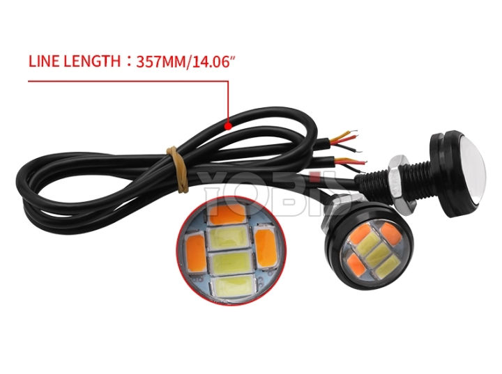 Dual%20Color%20Day%20Time%20Running%20Light%20Parking%20Light%20&%20Turn%20Signal%20Lamp%20DC%2012V%20Eagle%20Eye%20/%20Pair%20-%20Image%205