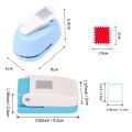 New DIY Crafts Stamp Border Punch Handmade Labor-saving Stamp Shape Punch Exquisite Portable Stamp Toothed Puncher For Paper Crafting Scrapbooking. 