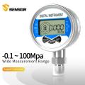 LCD Digital Pressure Gauge -0.1-100MPA G1/4 NPT1/4 0.5% Accuracy Hydraulic Pressure Gauges Gas Liquid Fuel Manometer. 