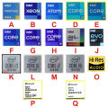 Decorative Are Suitable For 10th 11th Generation Intel Core I9 I7 I5 I3 Lap Desk Cpu Label. 