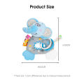 HelloKimi B-aby Rattles Soft Plush T-oys Handing BB Sounder Bell Giraffe Infant  Cotton Rattle Ring  Bite Hand Rattle Theether Plush Hanging Doll Soft T-oy Early Development B-aby T-oys. 