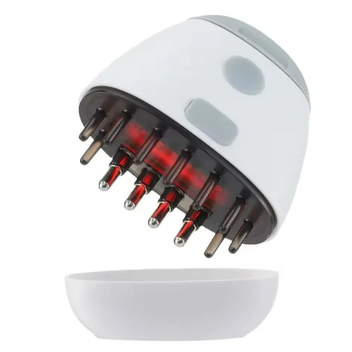 Mini Scalp Applicator Essential Oil Liquid Guide Massage Comb Red Light ...