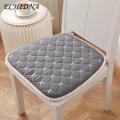 Comfortable Cotton Core Chair Mat Chair Mat Zipper Design Comfortable Seat Cushion Easy to Clean Strap Fixed Chair Cushion for Home Office Chair Mat with Zipper Design. 