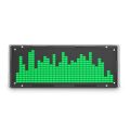 LED Music Spectrum Display DIY Kit 16X32 Rhythm Light Clock 8 Kinds Spectrum Mode SMD Soldering Display Light, Green Easy Install Easy to Use. 