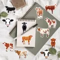 50pcs Cute Cow Cartoon Stickers Animals Cattle Graffiti Kids Toy Skateboard Phone Laptop Luggage Sticker Decals. 