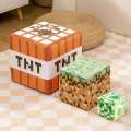 Game MineCraftion T Figure Stuffed Plush Toy MineaCraftion Cartoon Square Pillow Doll Steve Alex Model For Gifts. 