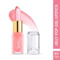 Glam21 Jelly Pop fruity gel lipstick| Moisturising | Glossy Finish | Gives a Natural Colour | Lightweight | 01- Cranberry Pink, 3.5gm(From india). 
