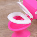 Dollhouse Furniture Bathroom Toilet Doll House Miniature Baby Pretend Toys. 