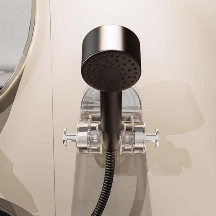 Bathroom%20fixture%20Shower%20head%20holder%20Versatile%20Wall%20mounted%20Suction%20cup%20Wall%20mount%20bracket%20Integrated%20Adjustable%20Adjustable%20-%20Image%202
