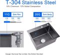 Luxury Black Sink High quality 50*40 Handmade. 